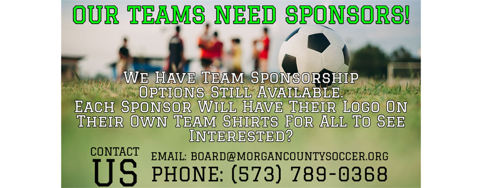 Sponsorships Available